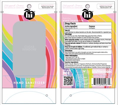 Label 2 (Whipped Creme Hand Sanitizer Label 2)